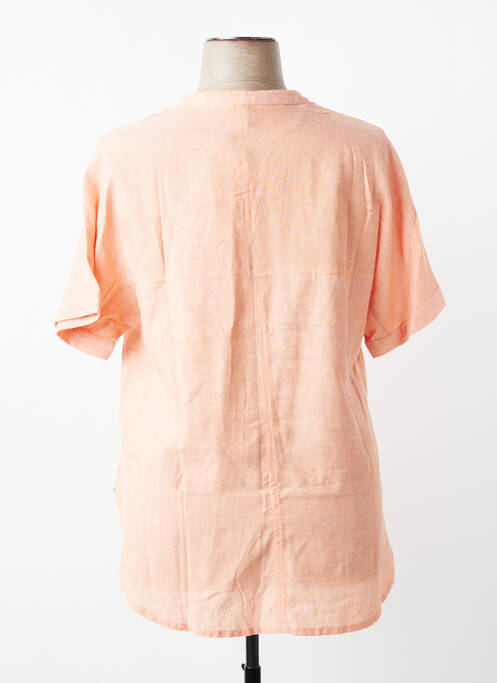 Blouse manches courtes manches courtes orange CISO femme