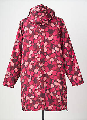 Parka fermeture zippée sur le devant a capuche rose CISO femme