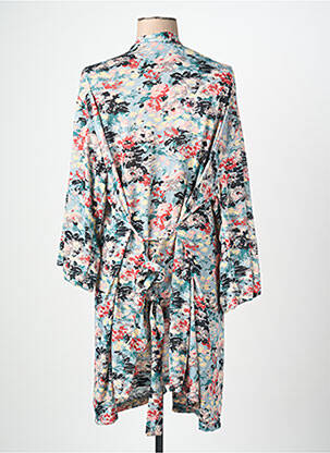 Veste kimono manches longues bleu PLUME femme