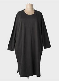 Robe longue manches longues manches longues noir CISO femme