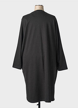 Robe longue manches longues manches longues noir CISO femme