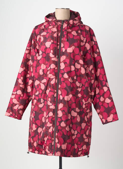Parka fermeture zippée sur le devant a capuche rose CISO femme