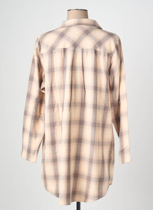 Robe courte manches longues manches longues beige CISO femme