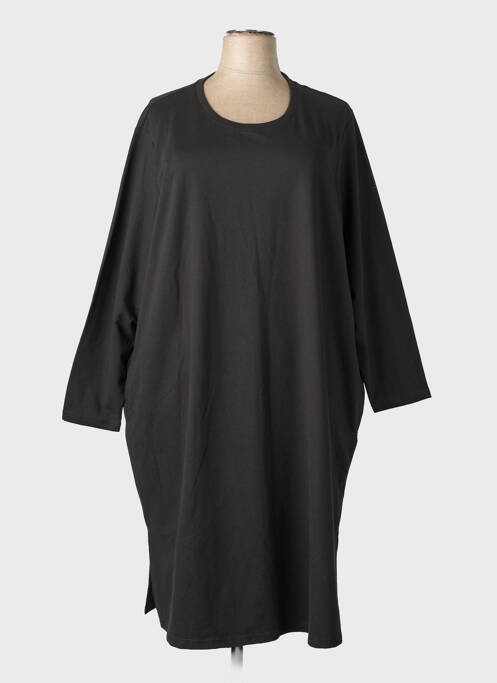 Robe longue manches longues manches longues noir CISO femme