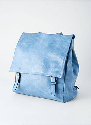 Sac à dos doublure bleu TOMMASINI femme