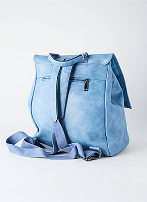 Sac à dos doublure bleu TOMMASINI femme