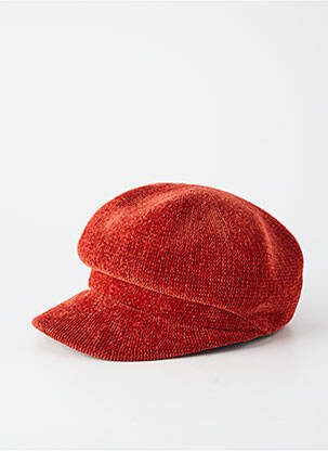 Casquette casquette norvégienne orange PALME femme