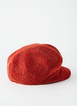 Casquette casquette norvégienne orange PALME femme