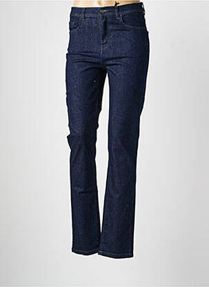 Jeans coupe slim tissage brut taille normale bleu IMPAQT femme