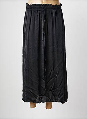 Jupe longue coupe fluide noir PAKO LITTO femme