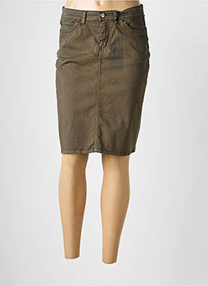 Jupe mi-longue taille normale vert IMPAQT femme