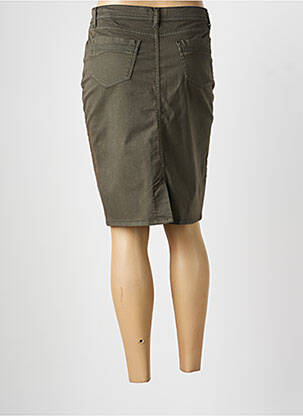 Jupe mi-longue taille normale vert IMPAQT femme