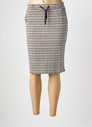 Jupe mi-longue taille normale beige BRANDTEX femme