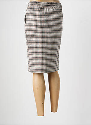 Jupe mi-longue taille normale beige BRANDTEX femme
