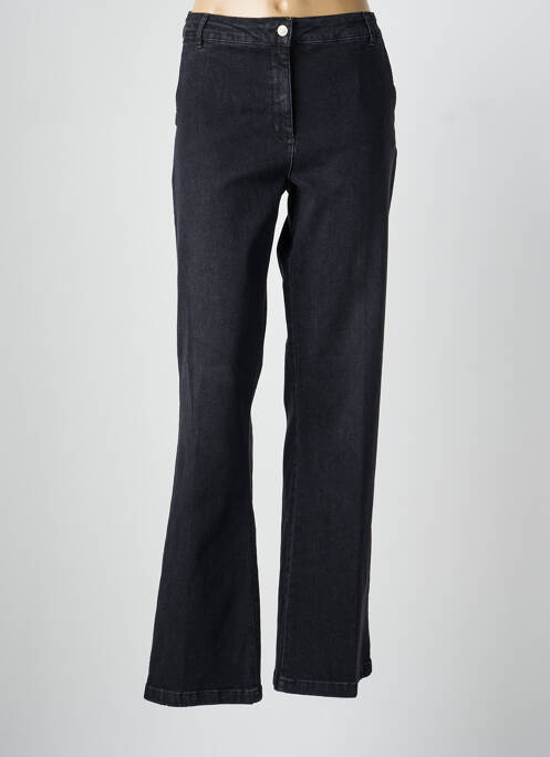 Jeans bootcut taille normale taille normale noir SIGNE NATURE femme