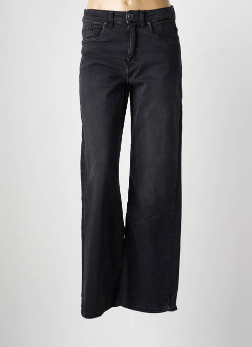 Jeans coupe droite taille normale taille normale noir COPENHAGEN femme
