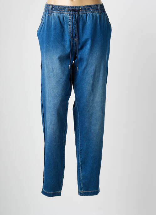 Jeans coupe slim tissage brut taille normale bleu COPENHAGEN femme