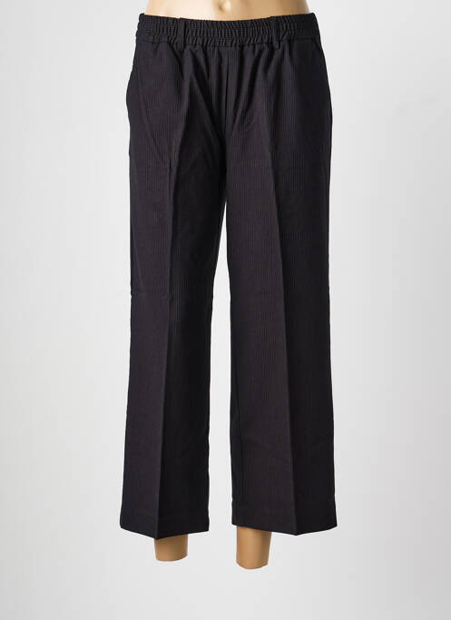 Pantalon 7/8 taille élastique taille normale noir BRANDTEX femme