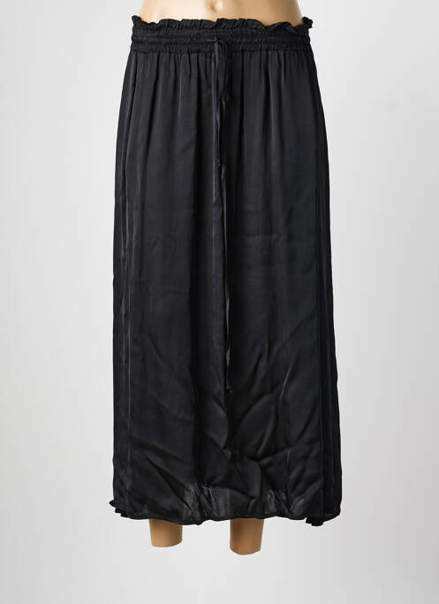 Jupe longue coupe fluide noir PAKO LITTO femme