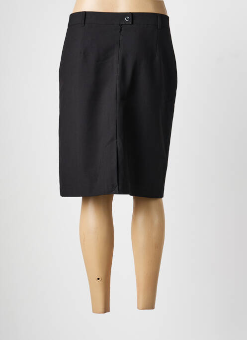 Jupe mi-longue doublure textile noir BRANDTEX femme