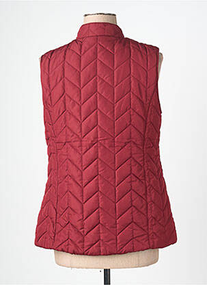 Doudoune poches sans capuche rouge BRANDTEX femme