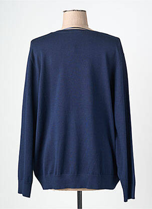 Pull stretch manches longues bleu BRANDTEX femme