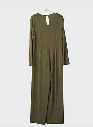 Combi-pantalon coupe fluide manches longues vert SURKANA femme
