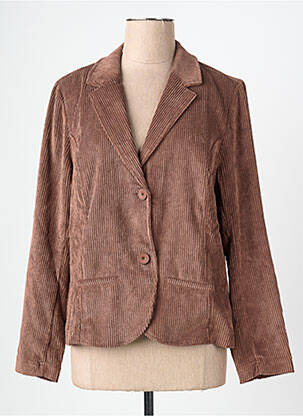 Blazer poches marron SIGNE NATURE femme
