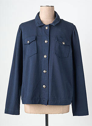 Veste casual poches bleu BRANDTEX femme