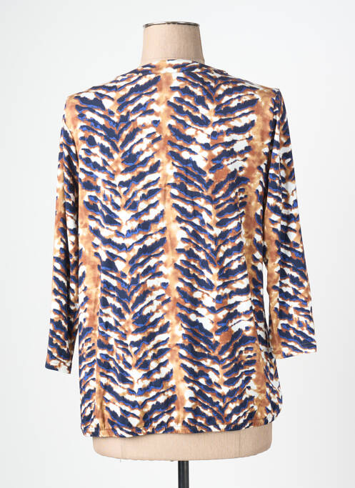 Blouse manches 3/4 manches 3/4 marron BRANDTEX femme