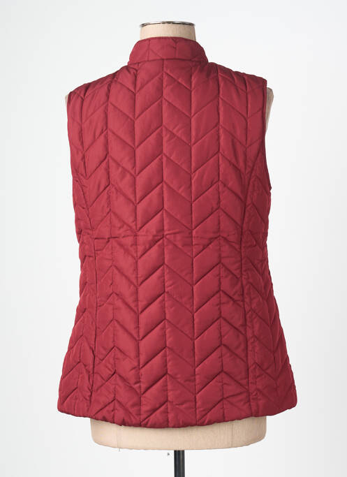 Doudoune poches sans capuche rouge BRANDTEX femme