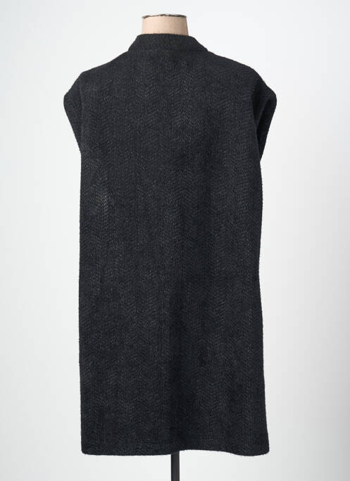 Gilet sans manche poches noir SIGNE NATURE femme