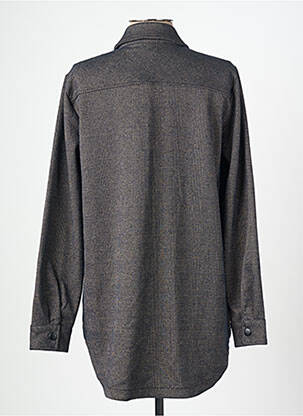 Chemisier imprimé fantaisie manches longues gris BRANDTEX femme