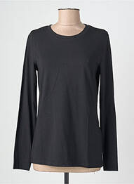 Top col rond manches longues noir BRANDTEX femme