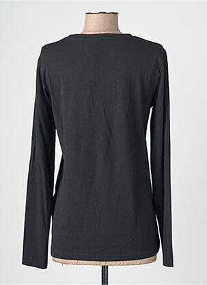 Top col rond manches longues noir BRANDTEX femme