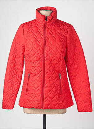 Doudoune manches longues sans capuche rouge BRANDTEX femme