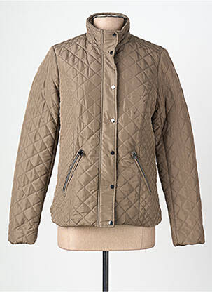 Doudoune poches sans capuche marron BRANDTEX femme