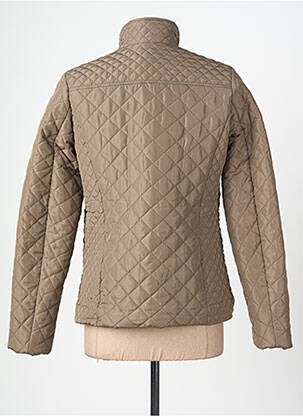 Doudoune poches sans capuche marron BRANDTEX femme