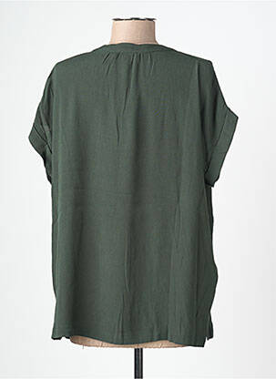 Blouse manches courtes manches courtes vert SURKANA femme