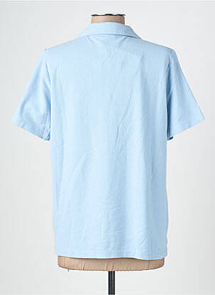 Polo manches courtes manches courtes bleu BRANDTEX femme