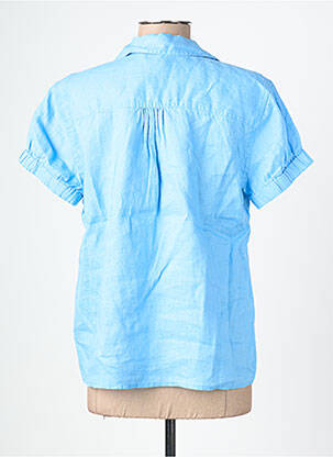 Blouse manches courtes bleu BRANDTEX femme