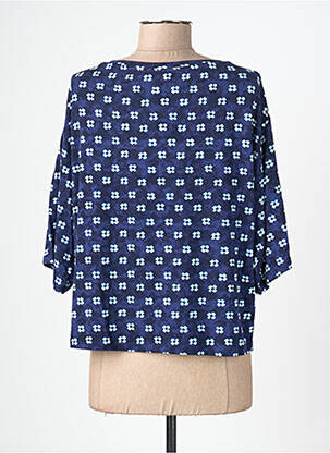 T-shirt manches 3/4 manches 3/4 bleu SURKANA femme