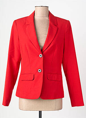 Blazer poches rouge BRANDTEX femme