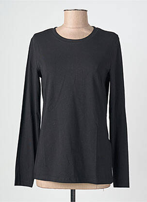 Top col rond manches longues noir BRANDTEX femme