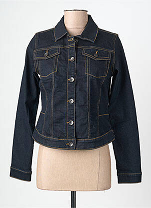 Veste casual coupe droite bleu BRANDTEX femme