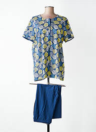 Pyjama tissage jersey bleu PEIGNORA femme