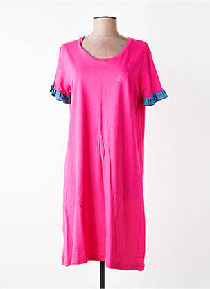 Chemise de nuit stretch rose LEON & LEONIE femme