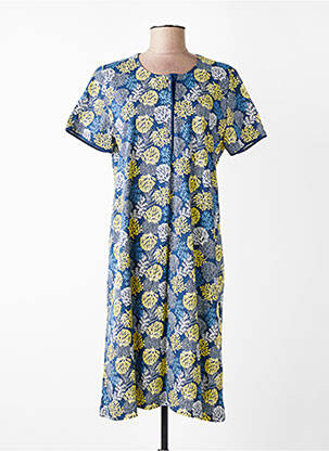 Chemise de nuit imprimé rayures bleu PEIGNORA femme