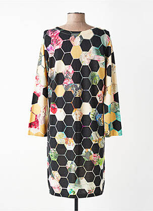 Robe courte manches longues manches longues beige JEI'S BY LETIZIA DENARO femme
