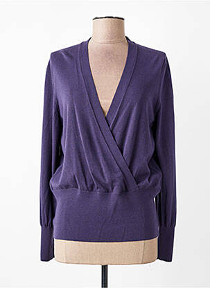 Pull col v manches longues violet ALDO MARTIN'S femme